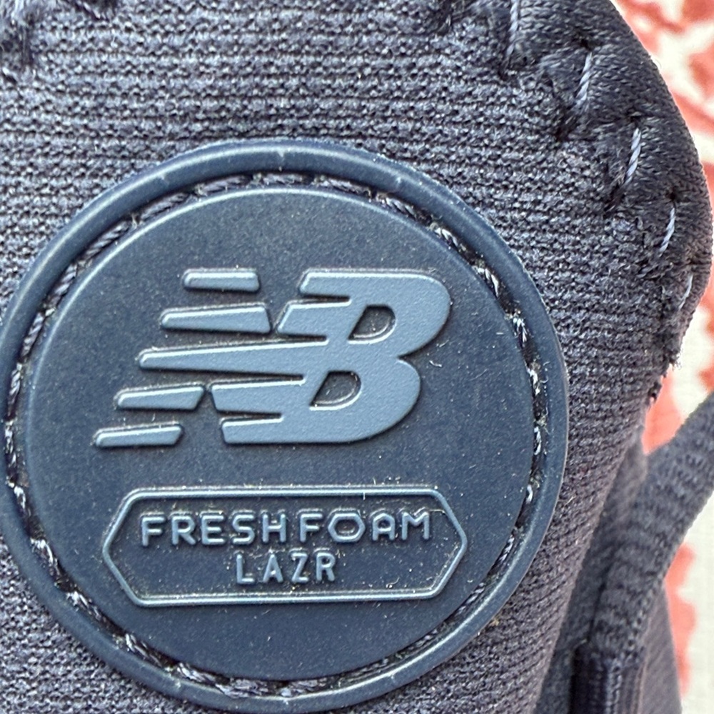 New Balance Men's Dark Navy Knit Sneakers - Picture 3 of 8